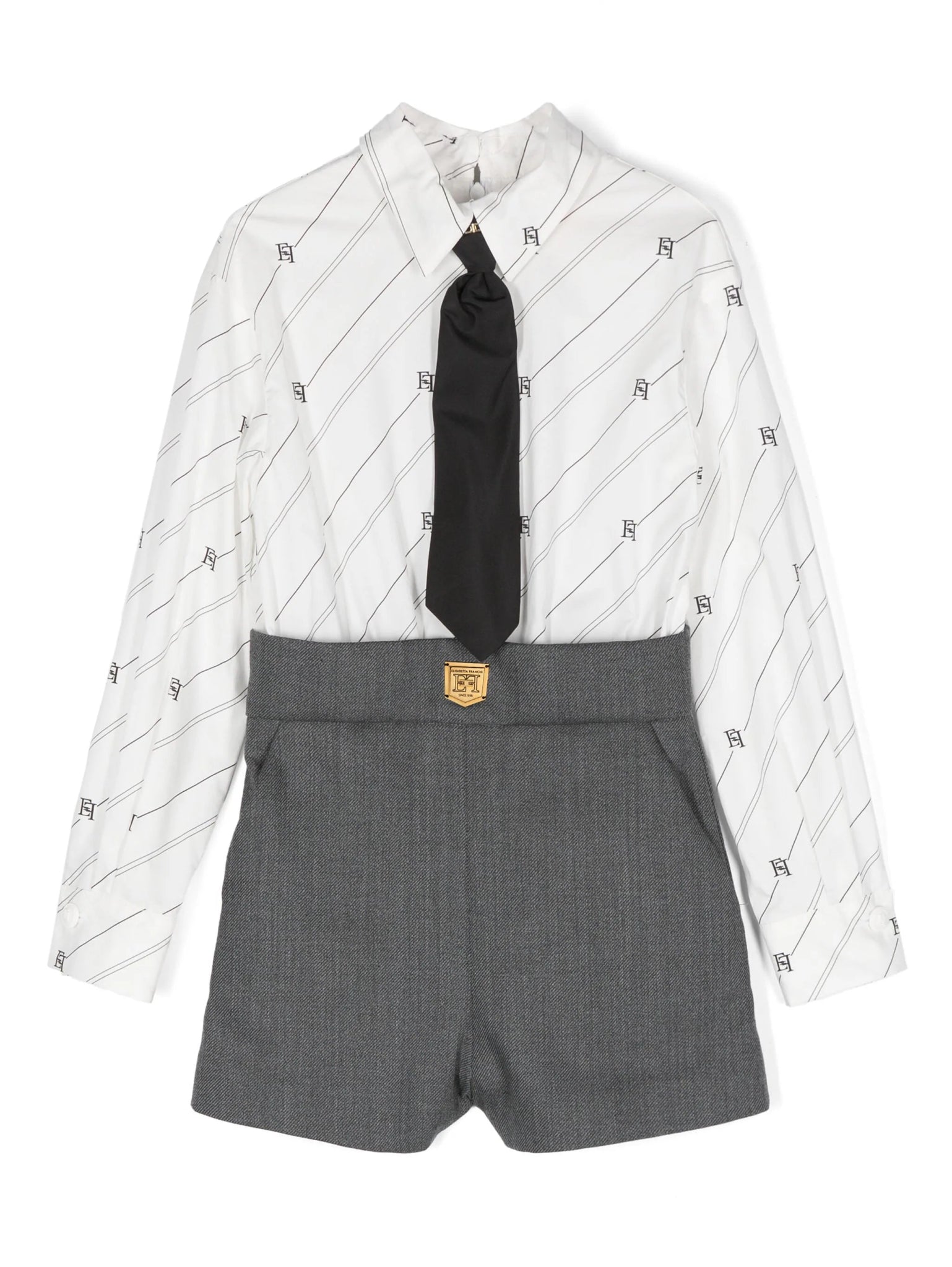 TUTINA CORTA CON CAMICIA ELISABETTA FRANCHI - Angel Luxury
