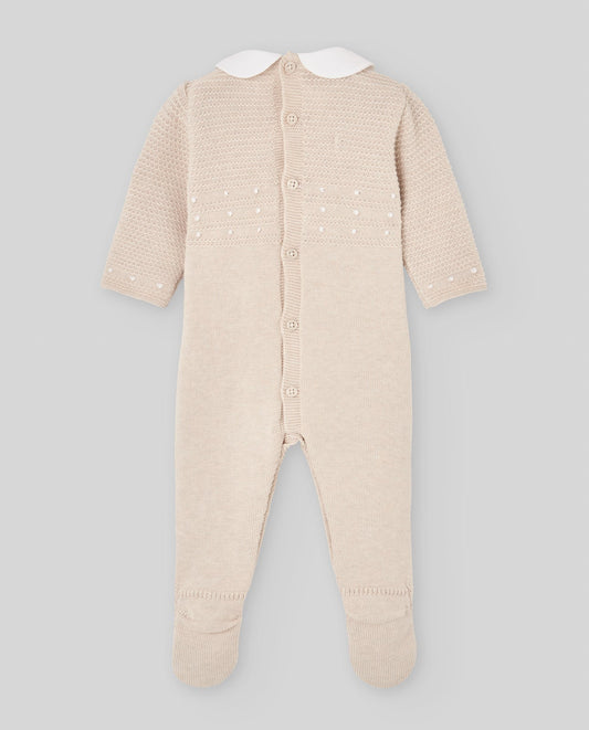 TUTINA NEONATO BEIGE PAZ RODRIGUEZ - Angel Luxury