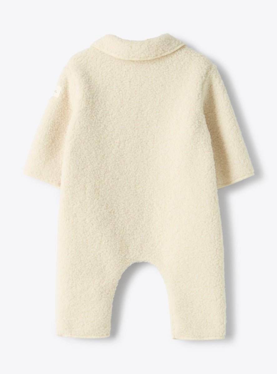 TUTINA PER NEONATO CON COLLETTO BIANCO TEDDY&MINOU - Angel Luxury