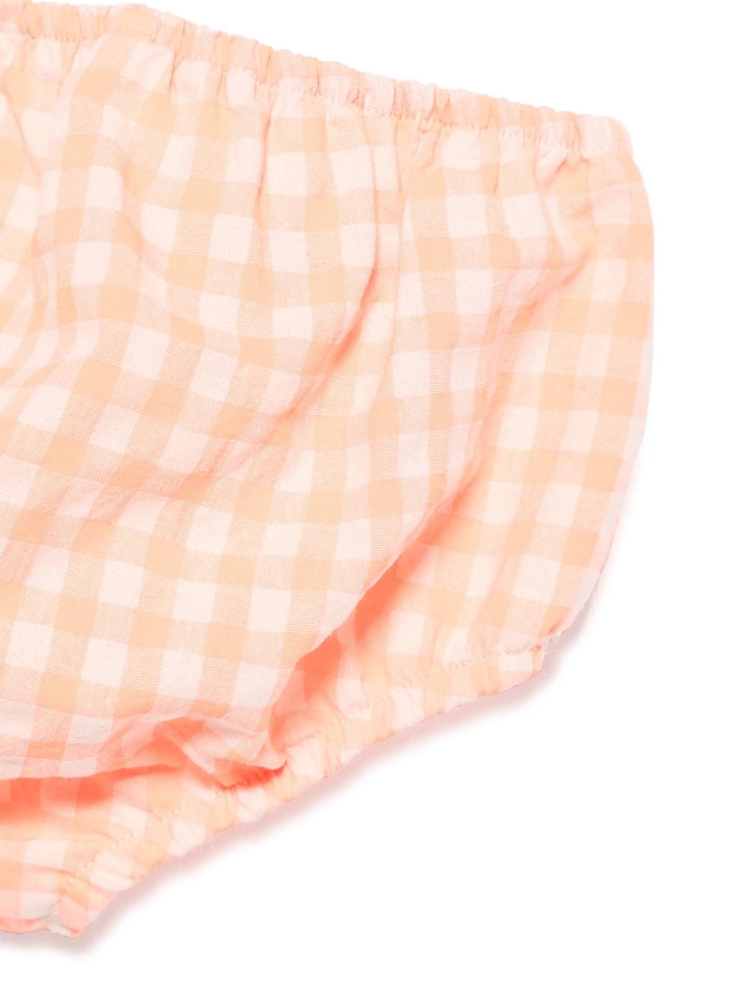VESTITO A QUADRI ARANCIO TEDDY & MINOU - Angel Luxury