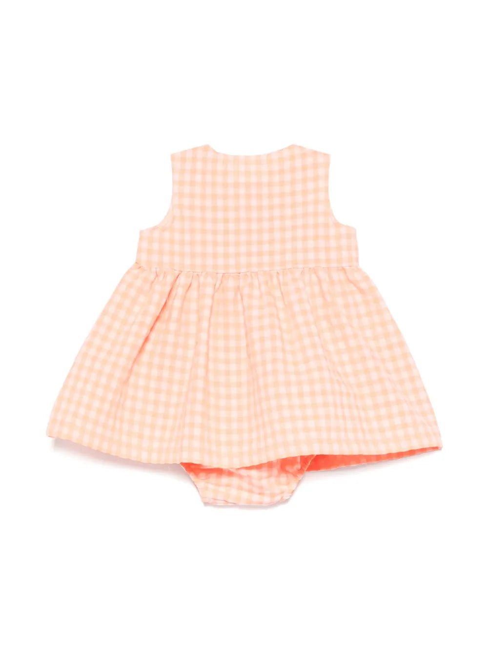 VESTITO A QUADRI ARANCIO TEDDY & MINOU - Angel Luxury