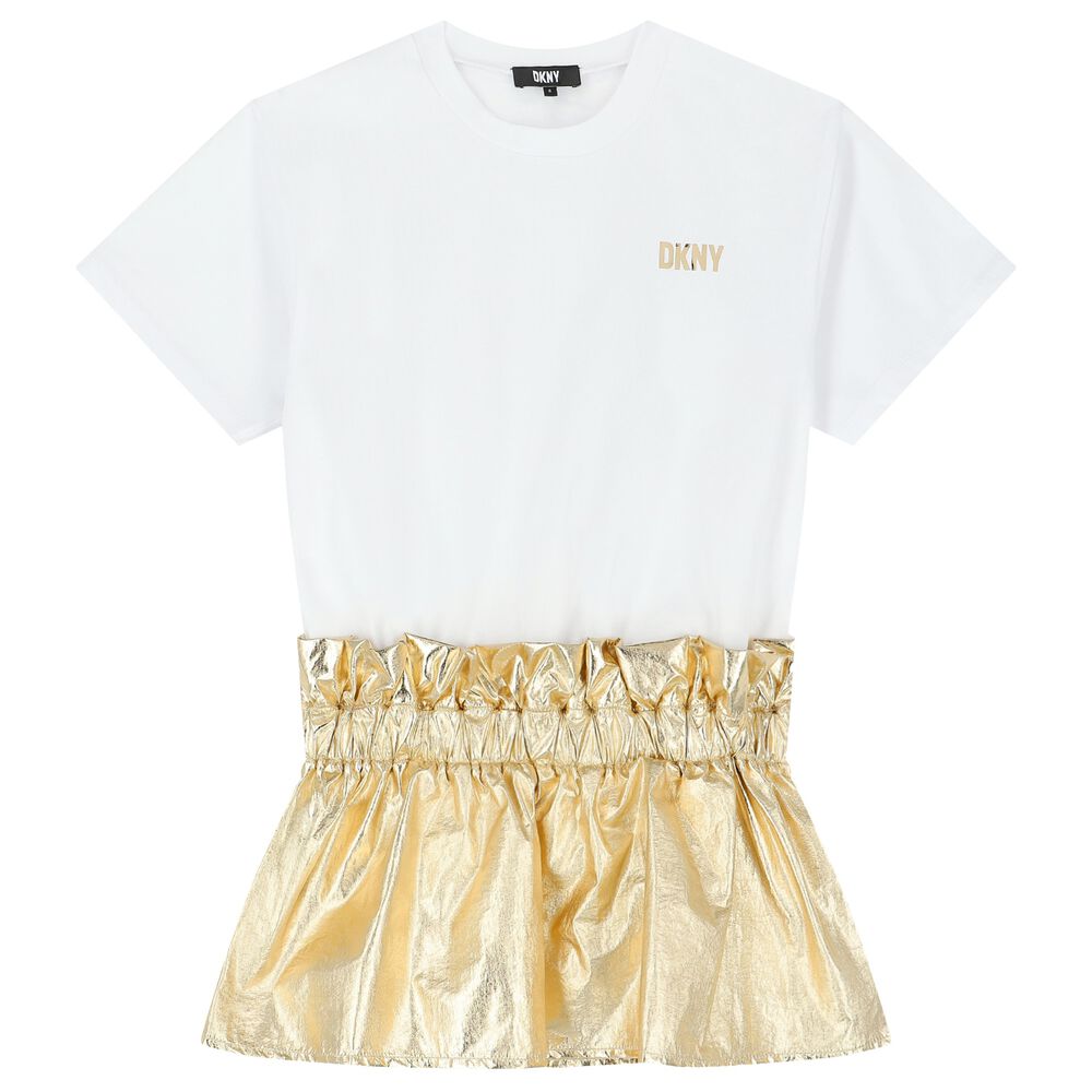 VESTITO BIANCO E ORO DKNY - Angel Luxury