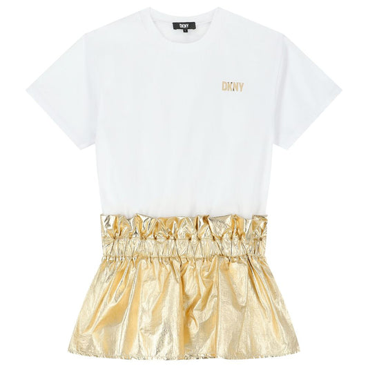 VESTITO BIANCO E ORO DKNY - Angel Luxury