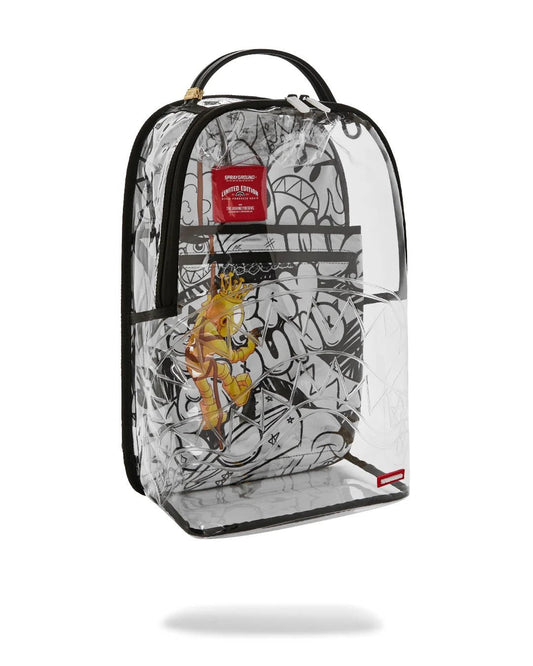 ZAINO ASTROMANE DOODLE CLEAR BACKPACK SPRAYGROUND - Angel Luxury