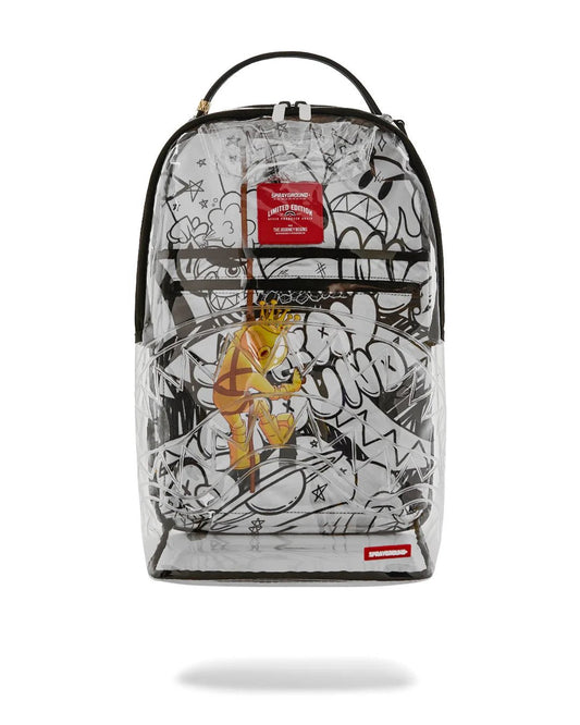 ZAINO ASTROMANE DOODLE CLEAR BACKPACK SPRAYGROUND - Angel Luxury