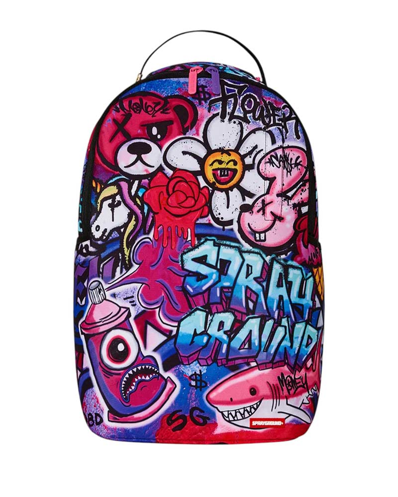 ZAINO GIRLY GRAFFITI PRINT DLXR SPRAYGROUND - Angel Luxury