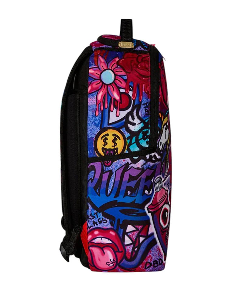 ZAINO GIRLY GRAFFITI PRINT DLXR SPRAYGROUND - Angel Luxury