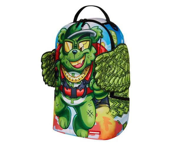 ZAINO MONEY BEAR WINGS DLX - WINGS SPRAYGROUND - Angel Luxury