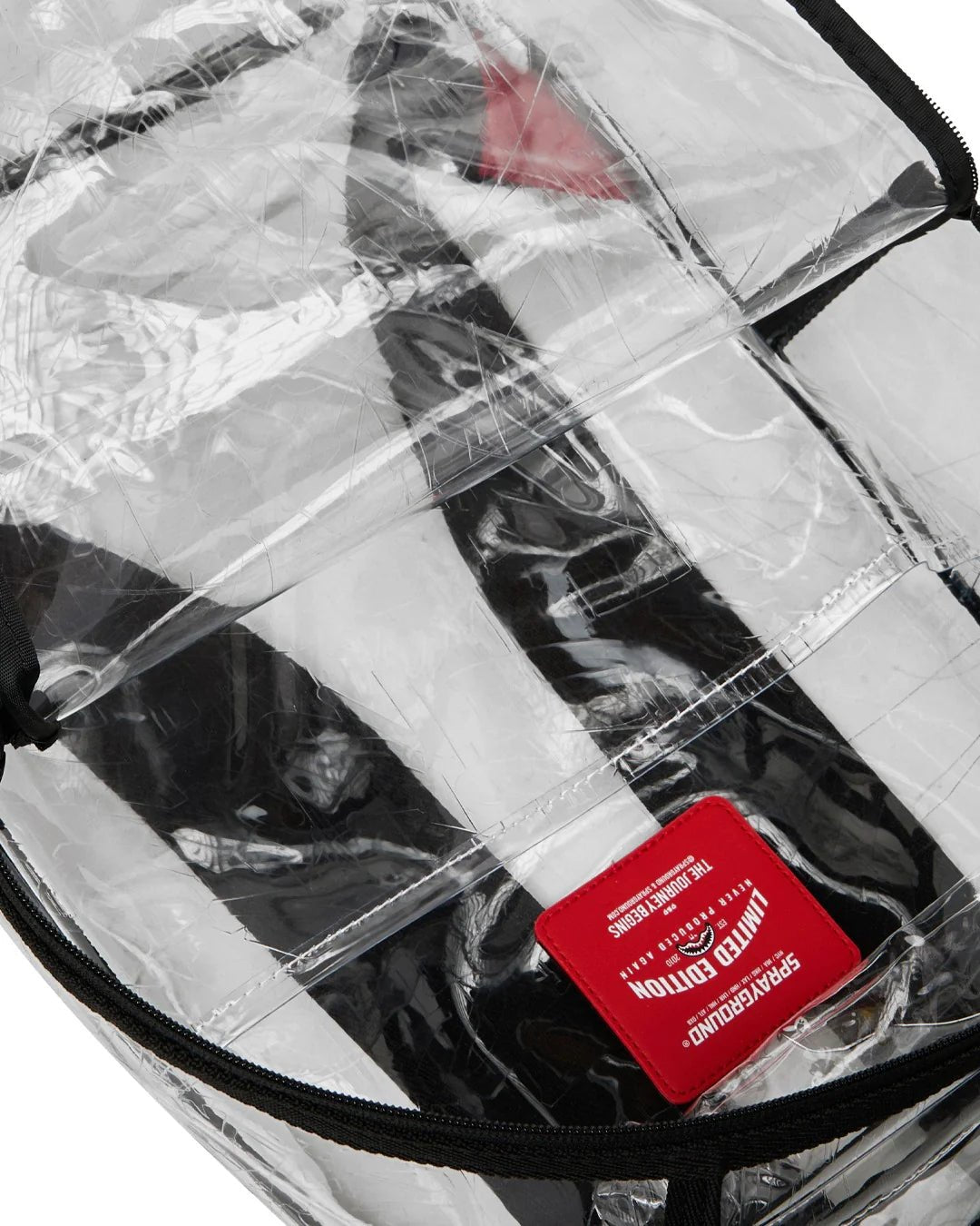 ZAINO TRASPARENTE CON GRAFFITI IN RILIEVO SPRAYGROUND - Angel Luxury