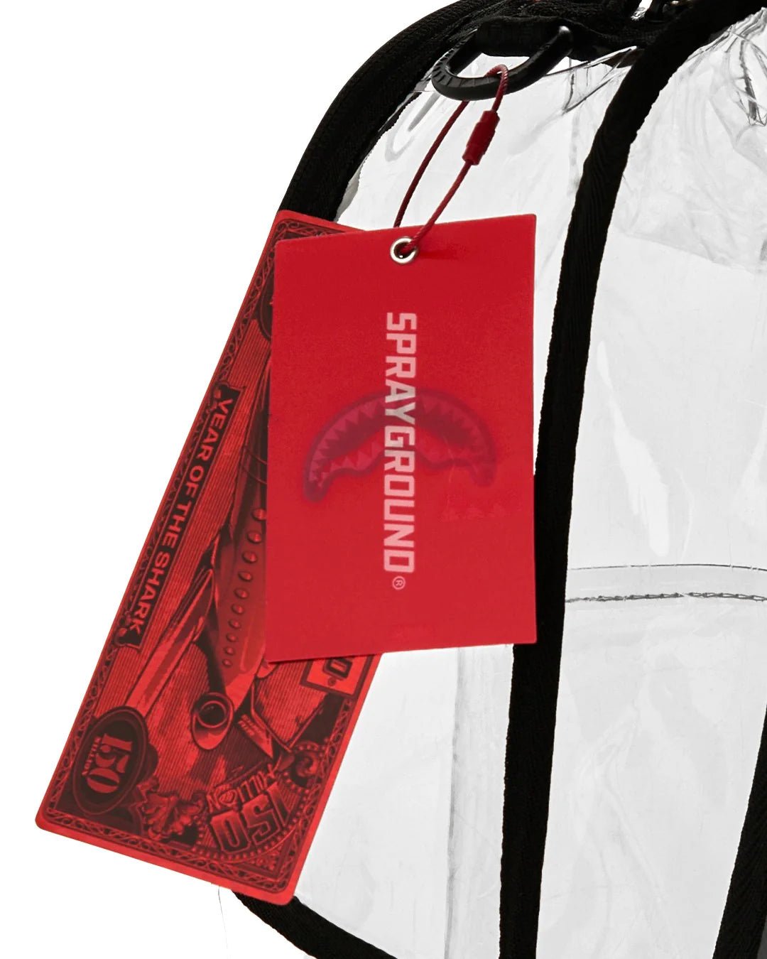 ZAINO TRASPARENTE CON GRAFFITI IN RILIEVO SPRAYGROUND - Angel Luxury
