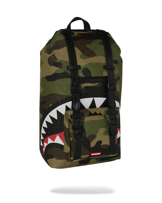 ZAINO WOODLAND CAMO CHECK HILLS BACKPACK SPRAYGROUND - Angel Luxury