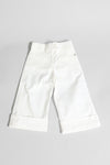 Pantalone a zampaDondup bianco